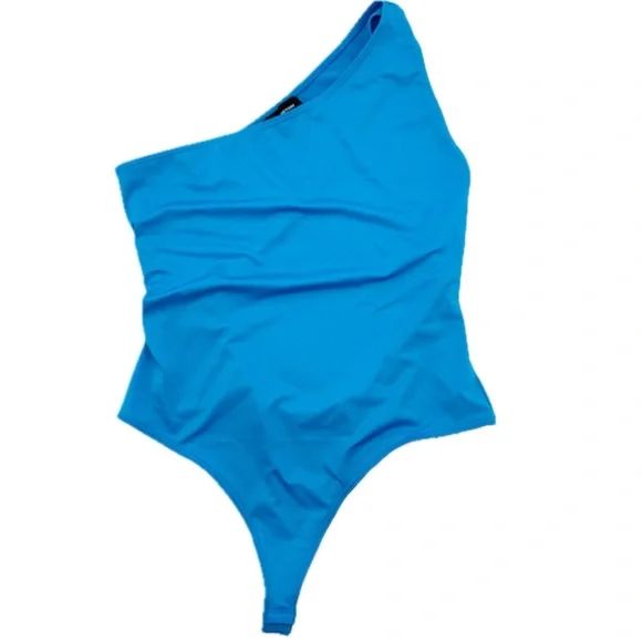 OW Collection Ezra Asymmetrical Bodysuit Back Cut Out Size XL US 12, New w/Tags! - Picture 9 of 16